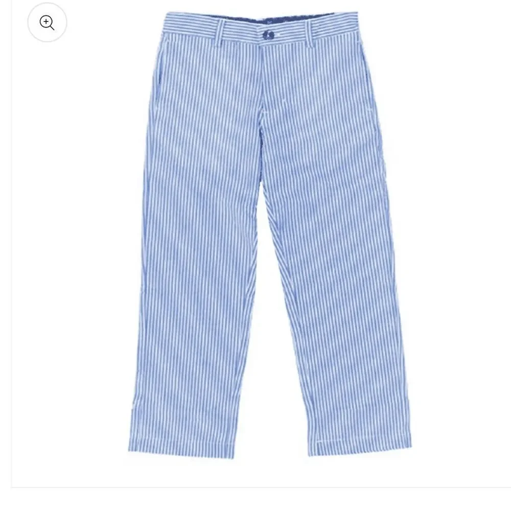 J Bailey by Bailey Boys Blue Stripe Seersucker Pant